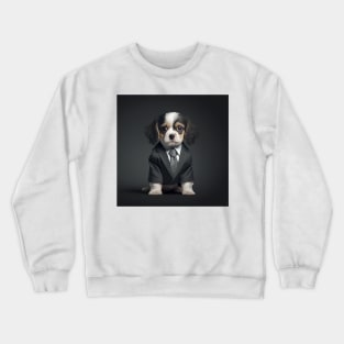 Executive puppy Crewneck Sweatshirt